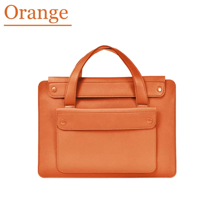 Leather Laptop Briefcase Bag