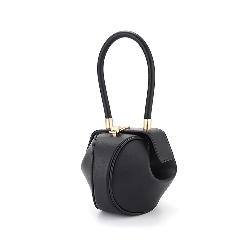 Round Bowling Shoulder Bag