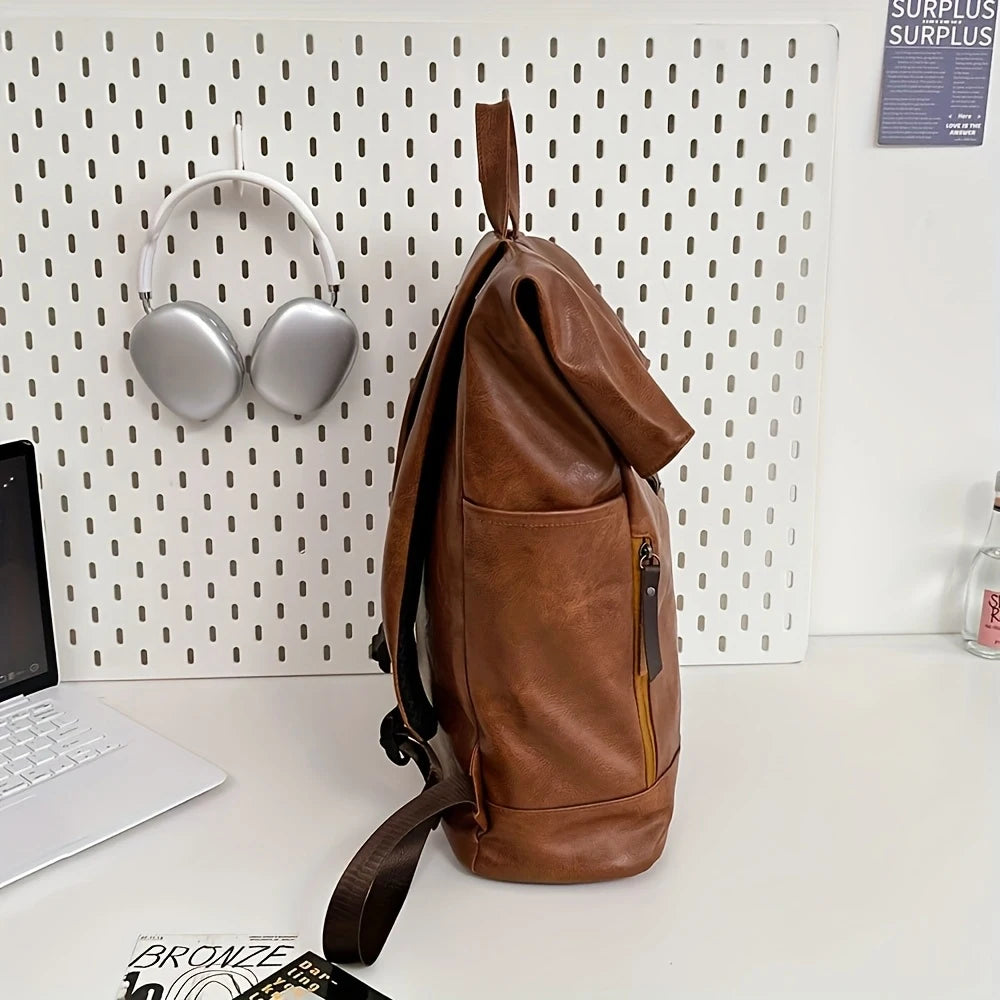 Vintage Roll Top Backpack