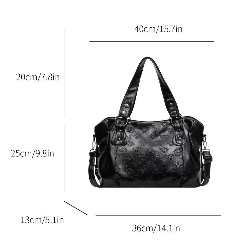 Vintage Print Tote Bag