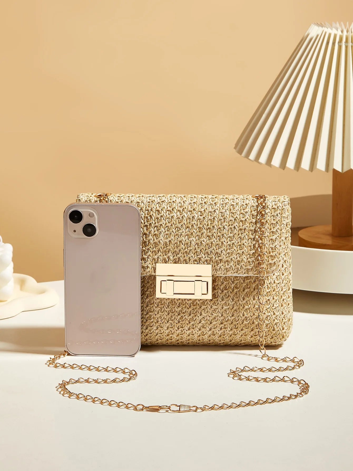 Boho Straw Crossbody Bag