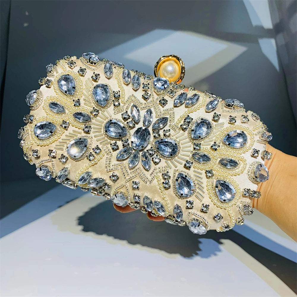 Crystal Wedding Clutch Bag