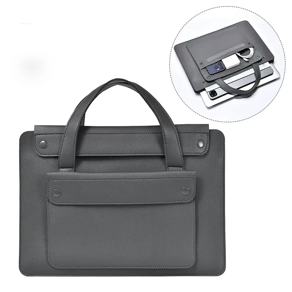 Leather Laptop Briefcase Bag