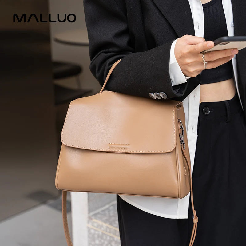 Genuine Leather Satchel Bag