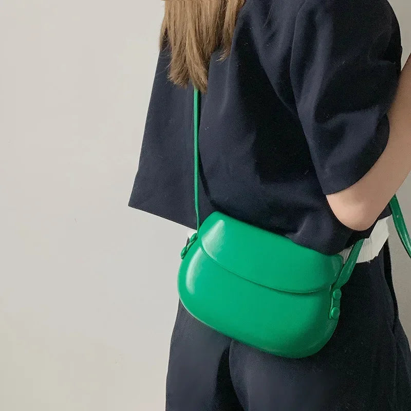 Candy Color Saddle Bag