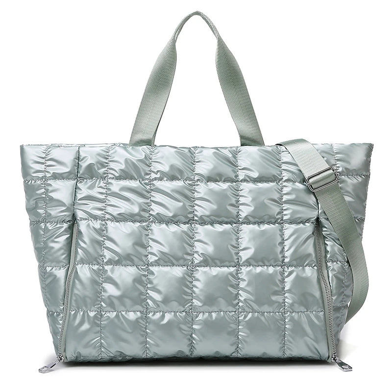 Quilted Travel Tote Bag
