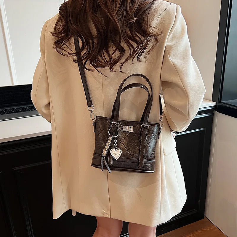 Diamond Crossbody Tote Bag
