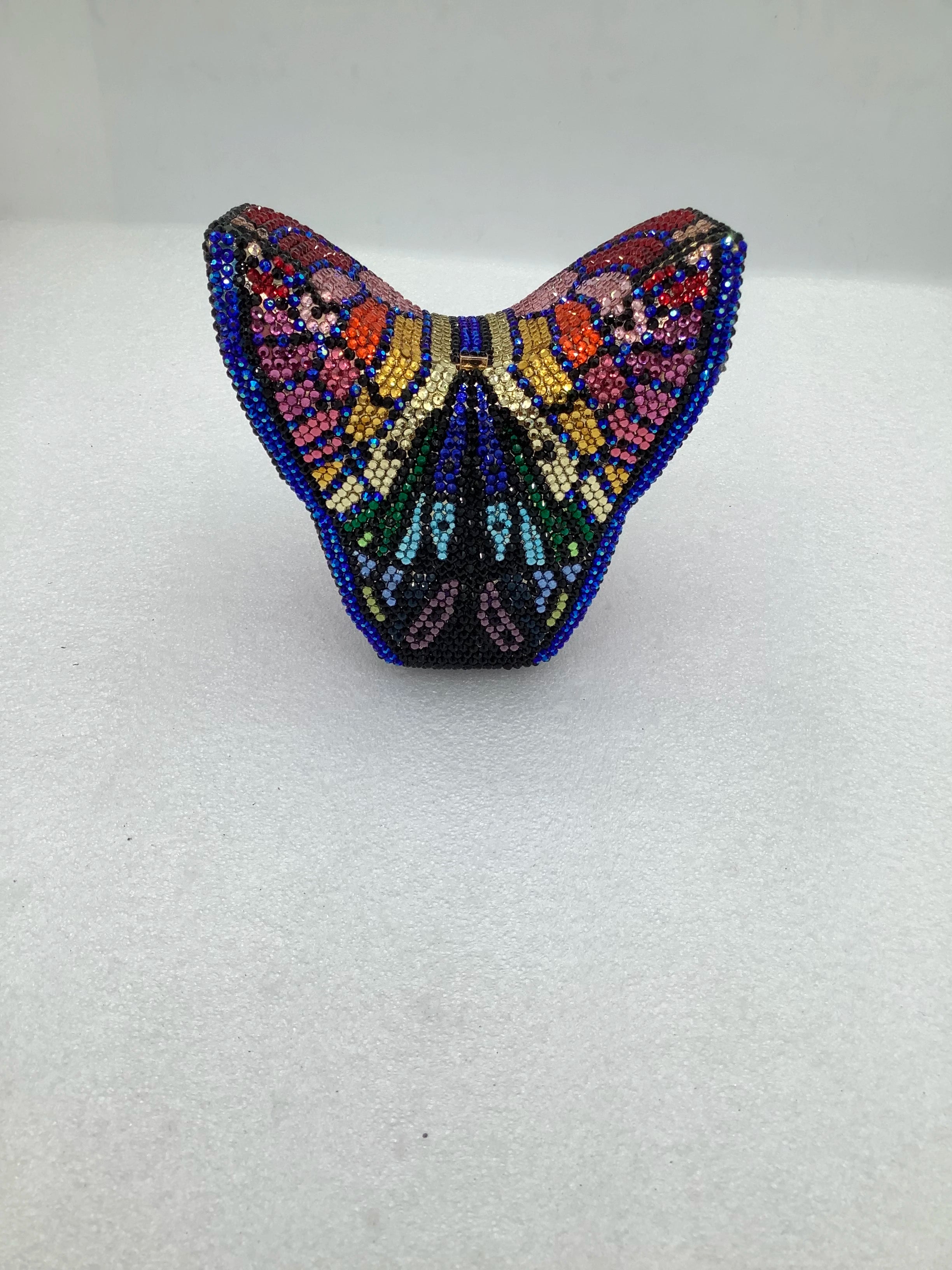 Butterfly Crystal Clutch Bag