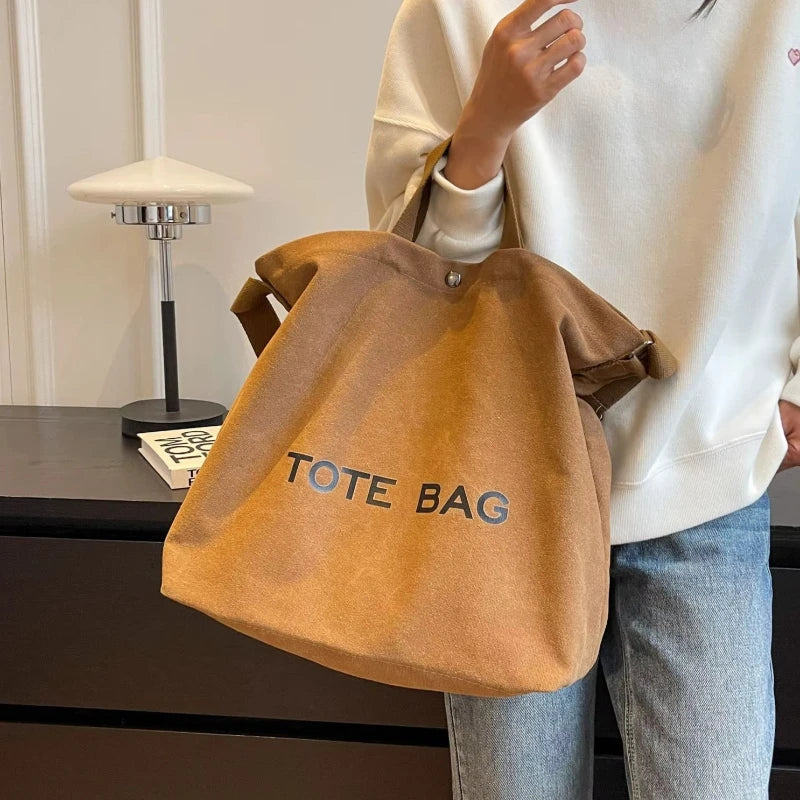 Retro Canvas Tote Bag
