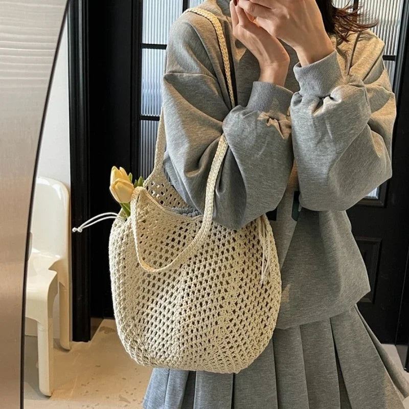 Hollow Out Beach Tote