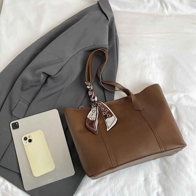 Black Commuter Tote Bag