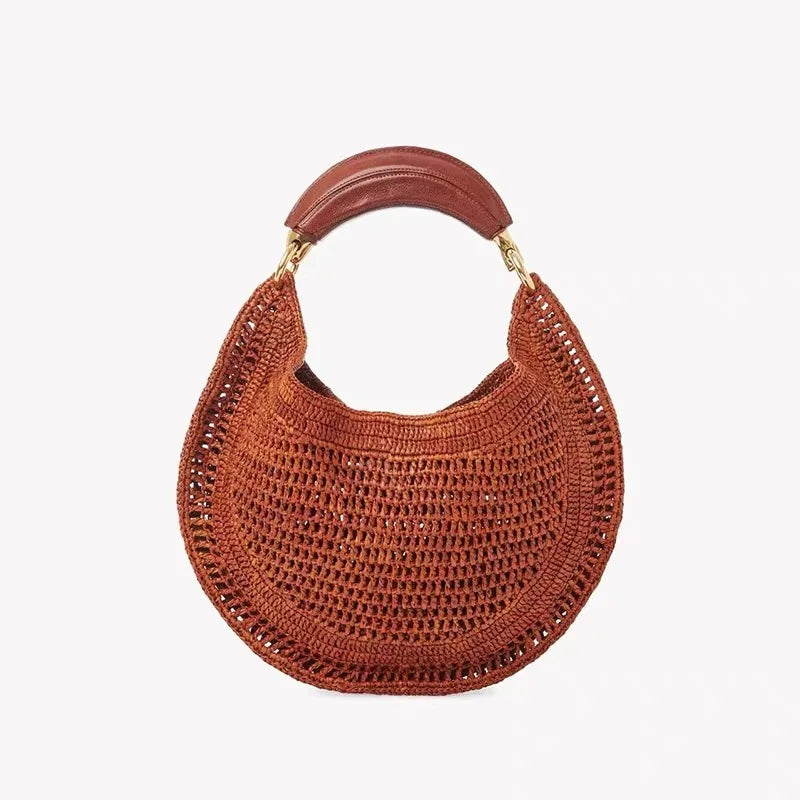 Handmade Woven Hobo Bag
