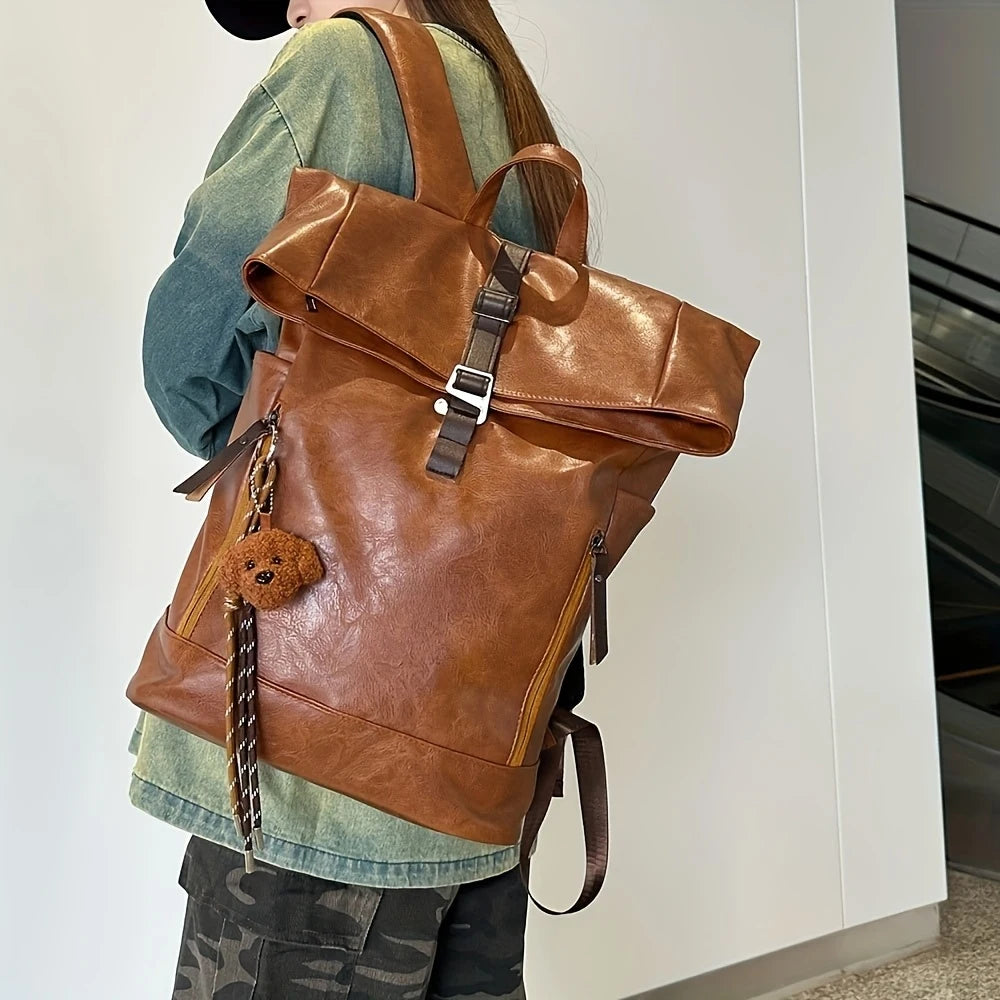 Vintage Roll Top Backpack