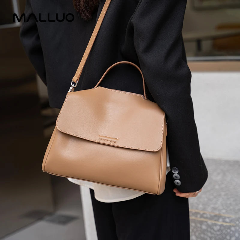 Genuine Leather Satchel Bag