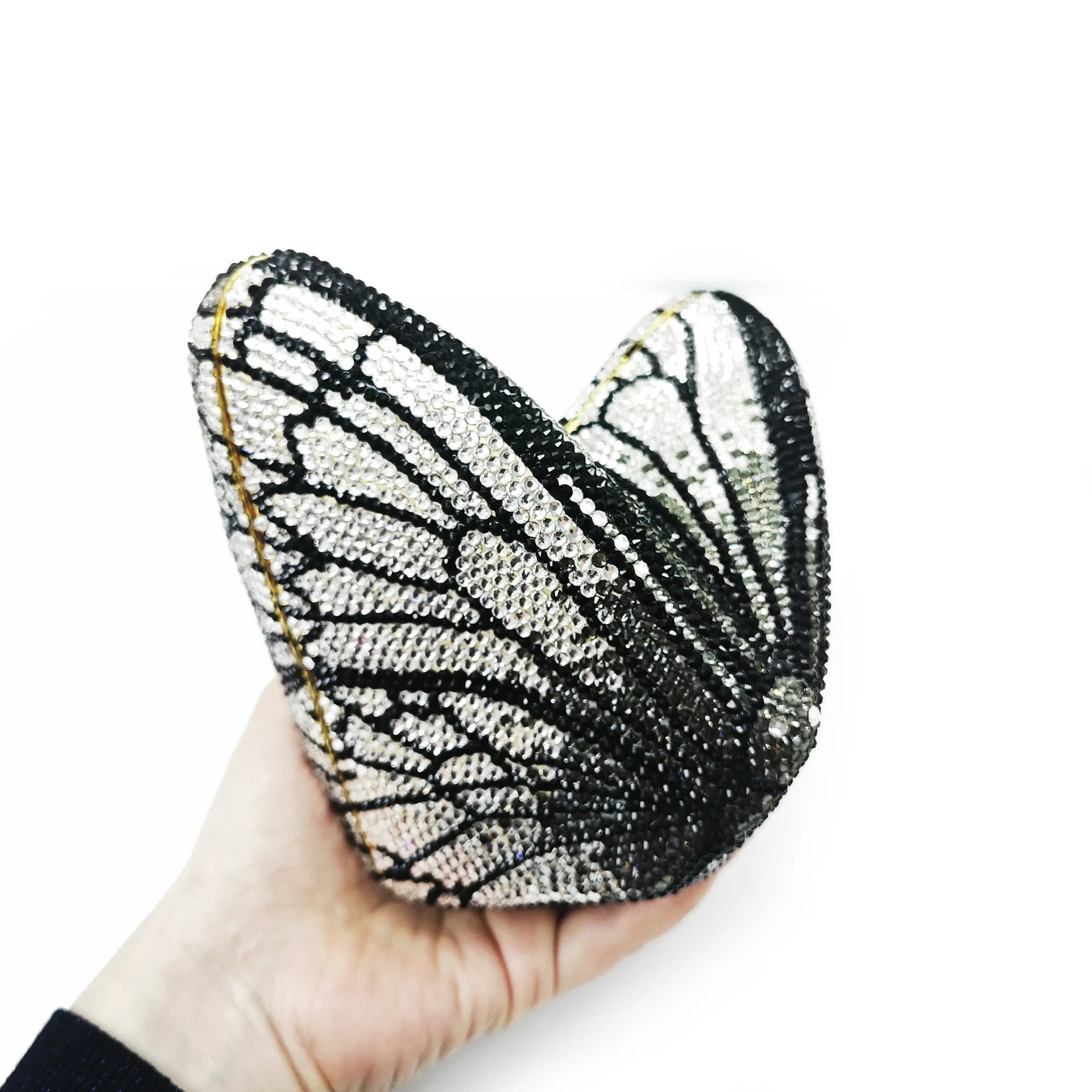 Butterfly Crystal Clutch Bag
