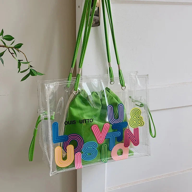 Transparent Jelly Tote Bag