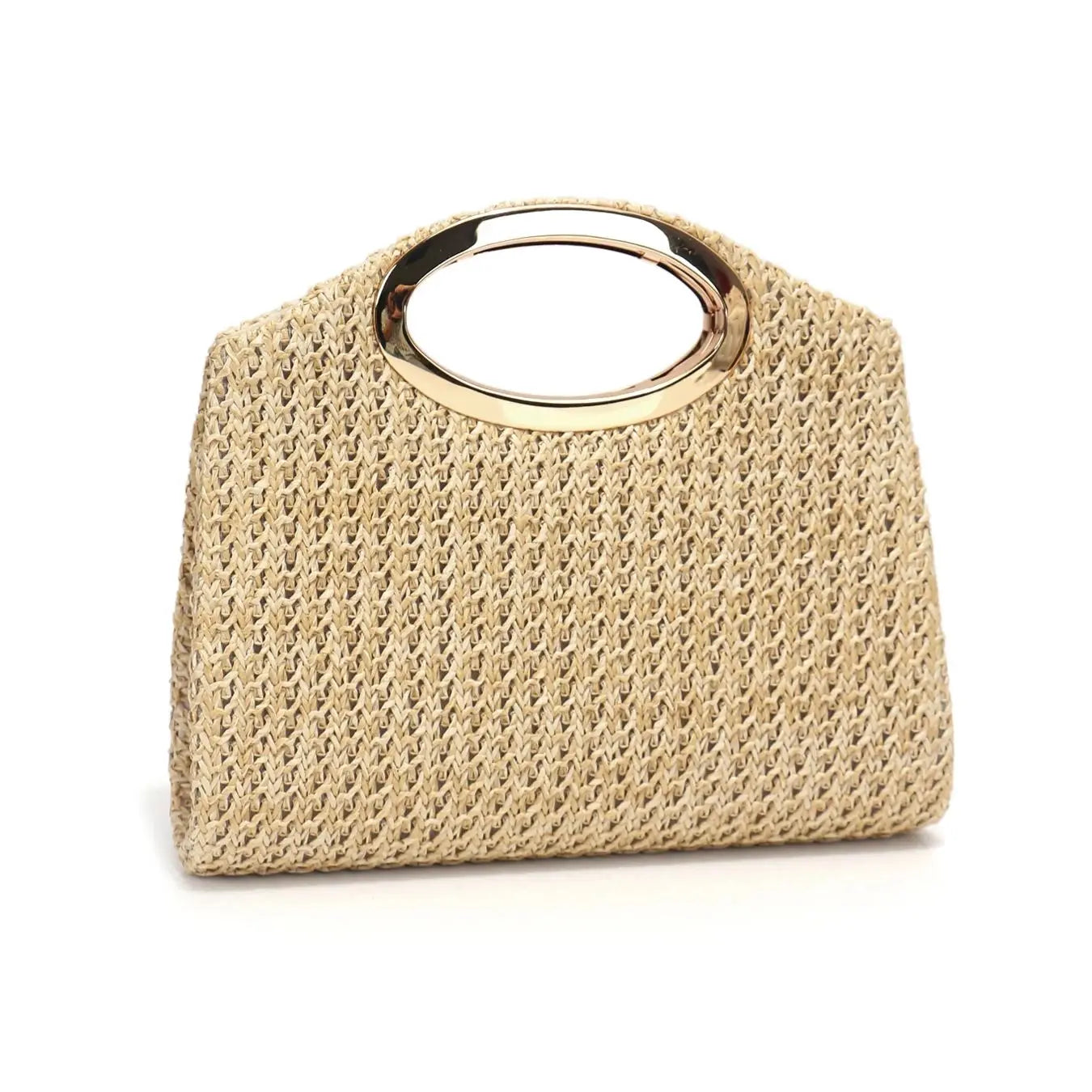Pearl Straw Envelope Bag