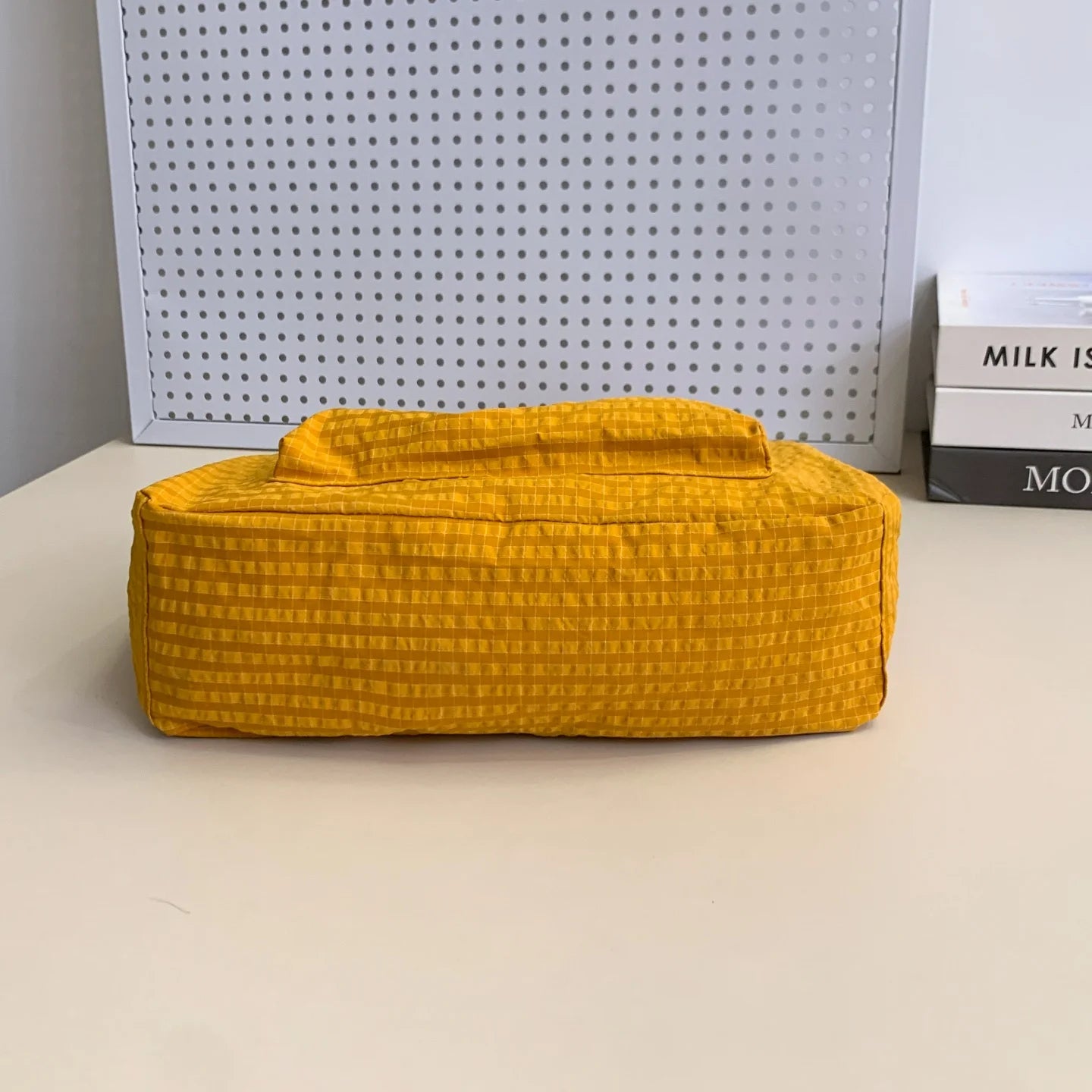 Plaid Pleated Cloud Bag