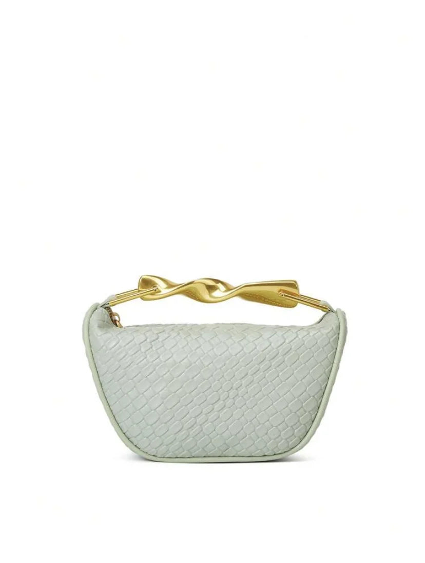 Half Moon Straw Bag