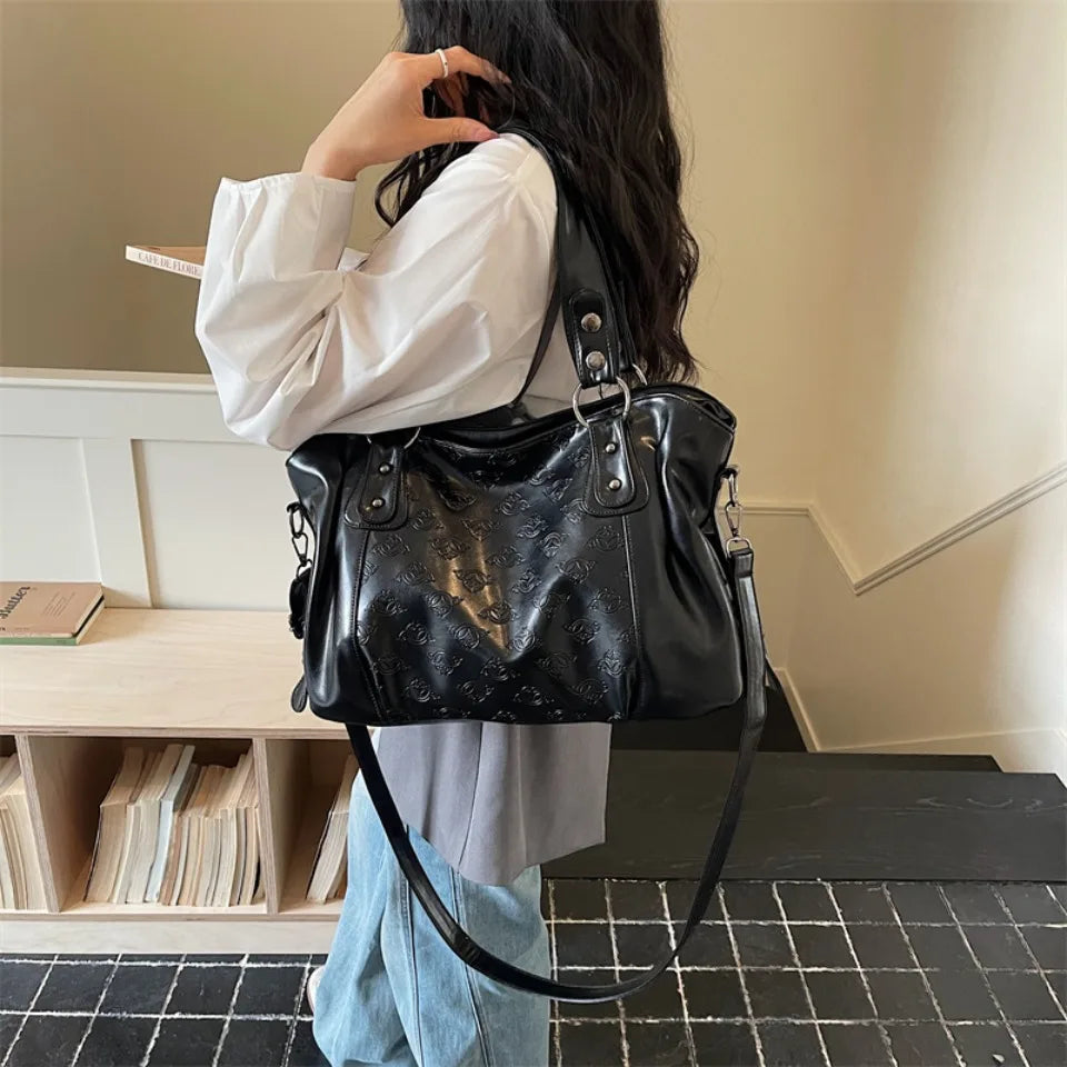 Vintage Print Tote Bag