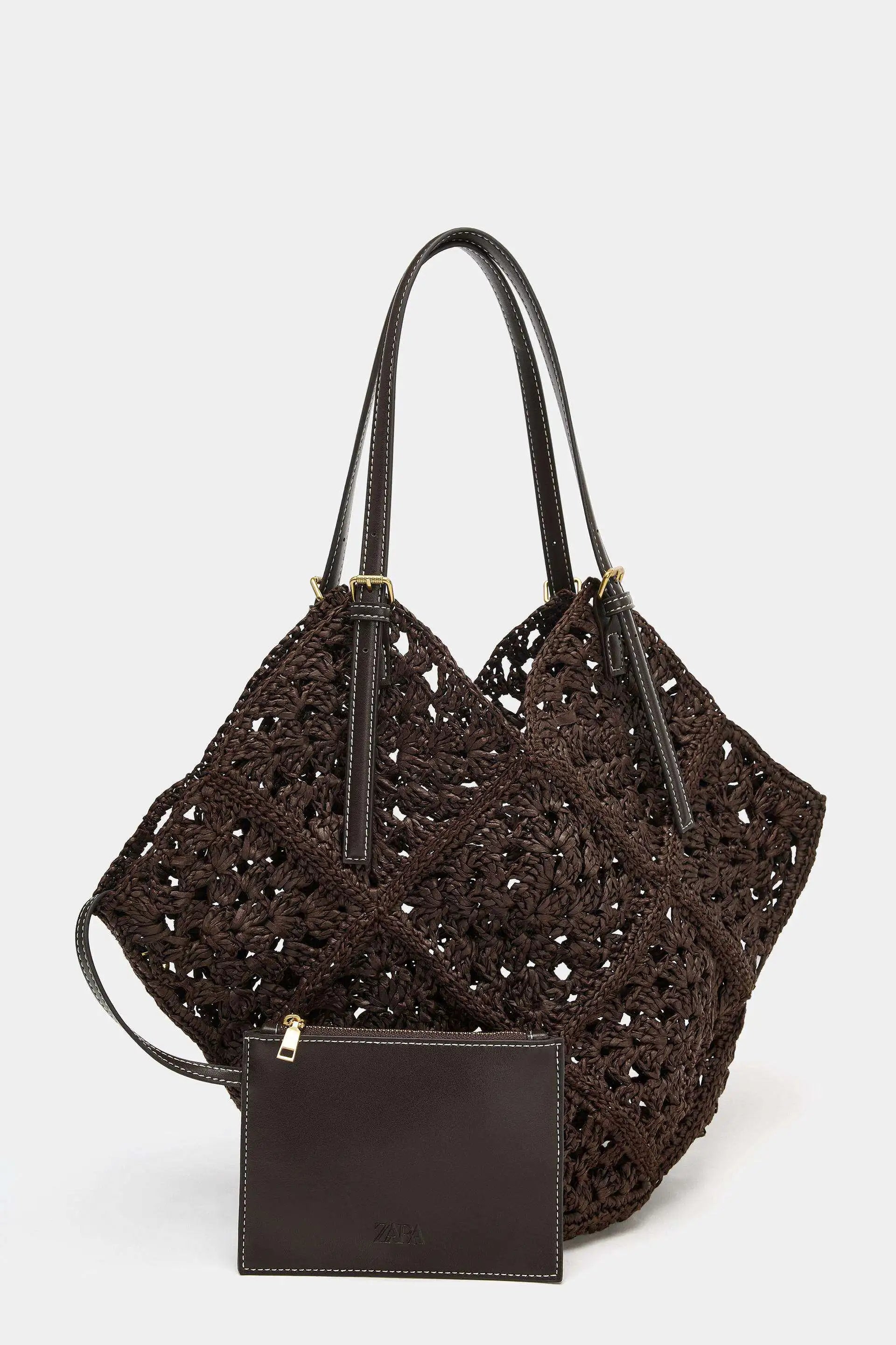 Woven Coconut Tote Bag