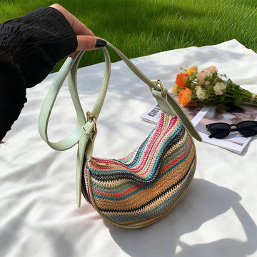 Boho Woven Hobo Bag