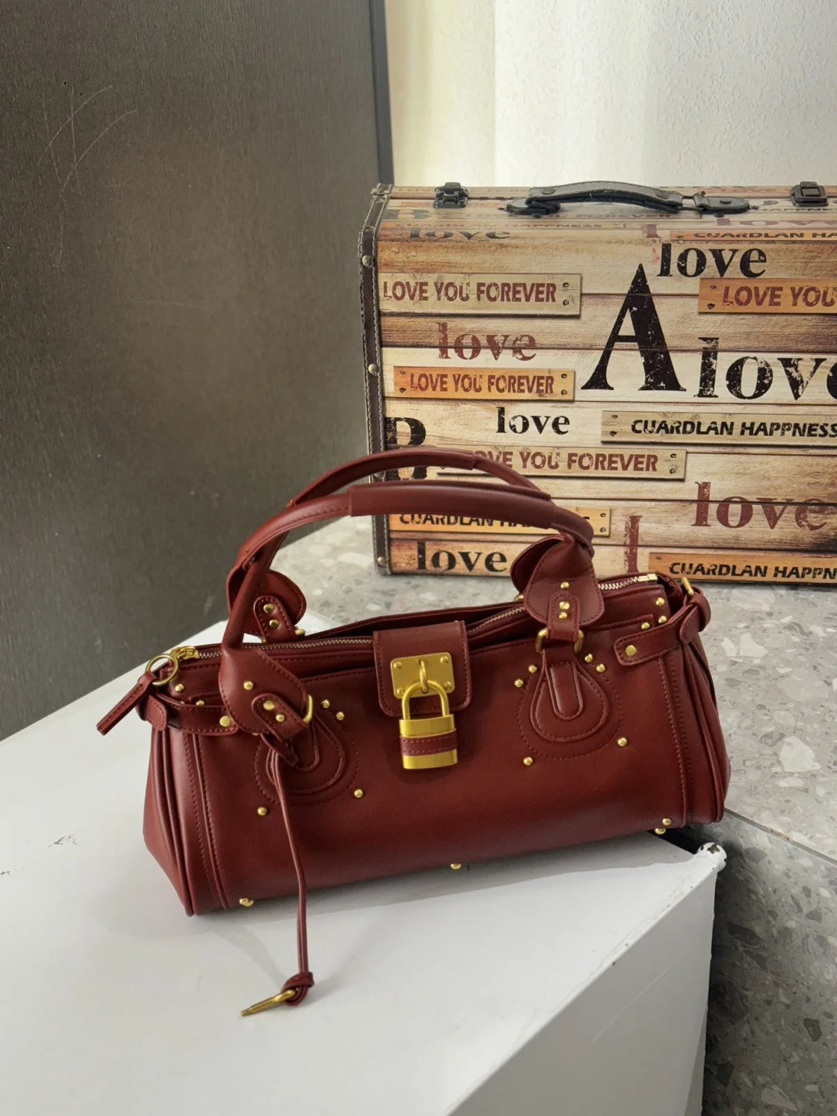 Punk Rivet Shoulder Bag
