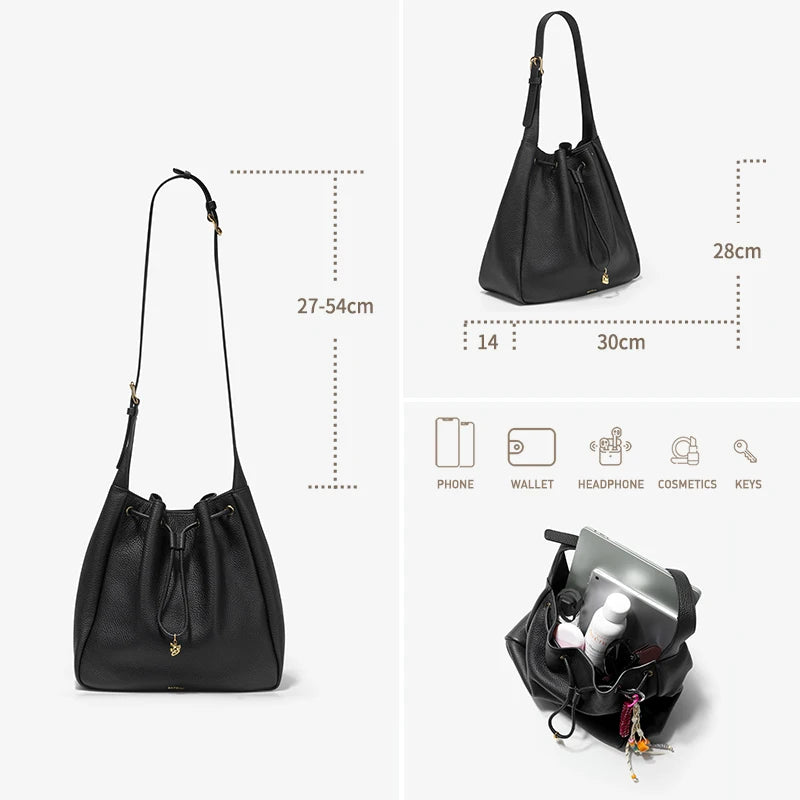 Luxury Leather Shoulder Bag