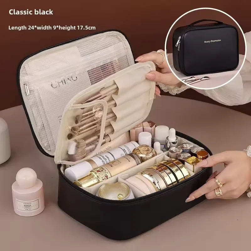 Luxury Double Layer Makeup Bag