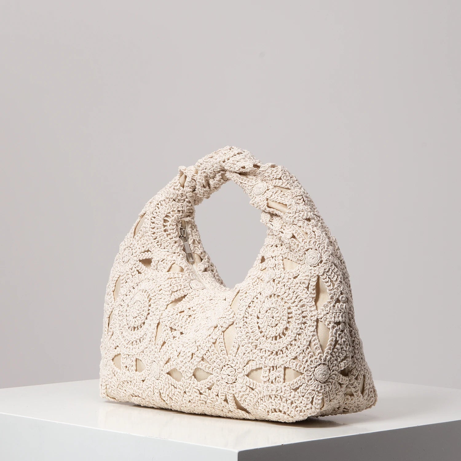 Boho Woven Beach Bag