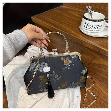 Embroidered Chinese Clutch Bag