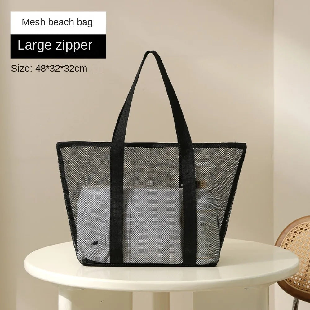 Foldable Mesh Beach Bag