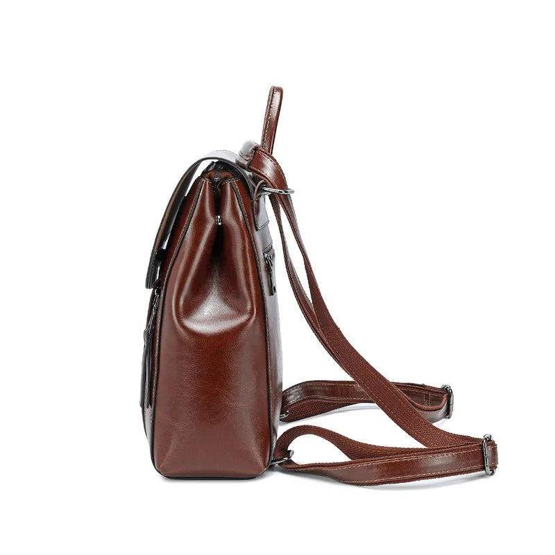 Genuine Leather Backpack Bag