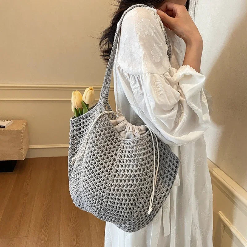 Hollow Out Beach Tote