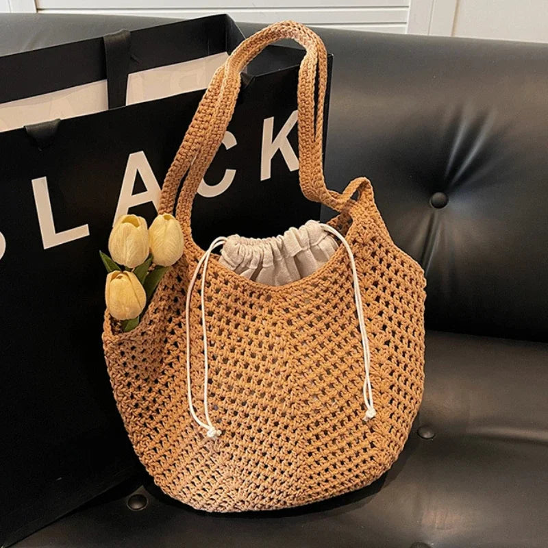Hollow Out Beach Tote