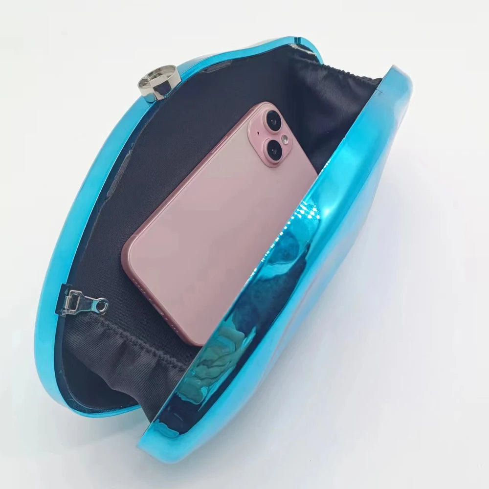 Acrylic Shell Clutch Bag