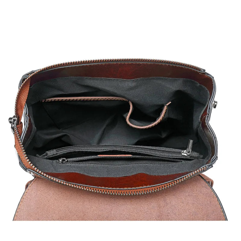Genuine Leather Backpack Bag