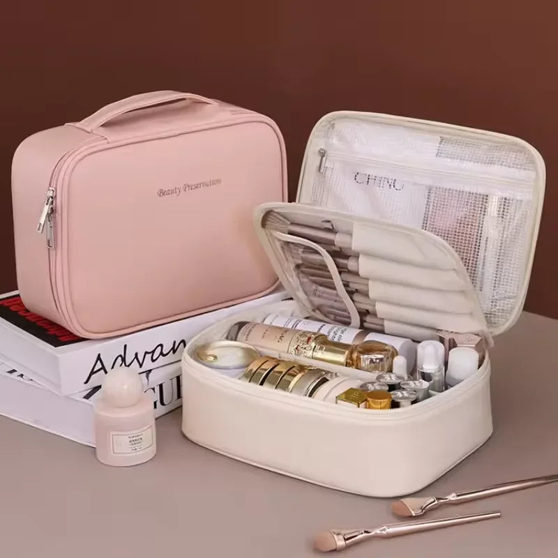 Luxury Double Layer Makeup Bag