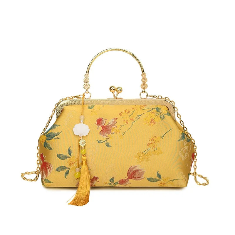 Embroidered Chinese Clutch Bag