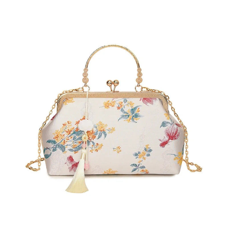 Embroidered Chinese Clutch Bag