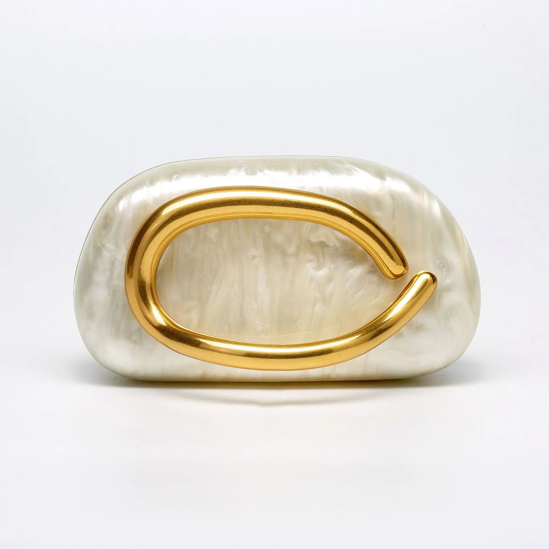 Gold Box Clutch Bag