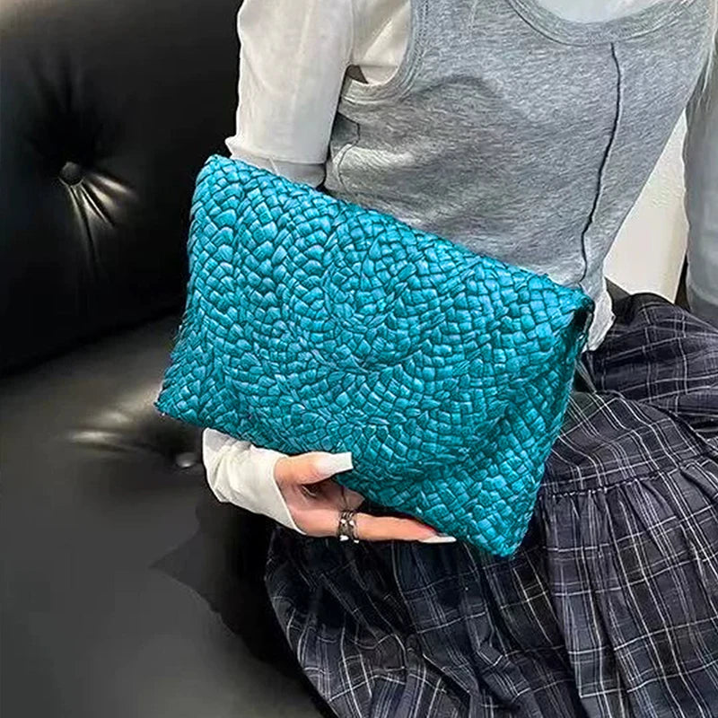 Woven Beach Envelope Bag