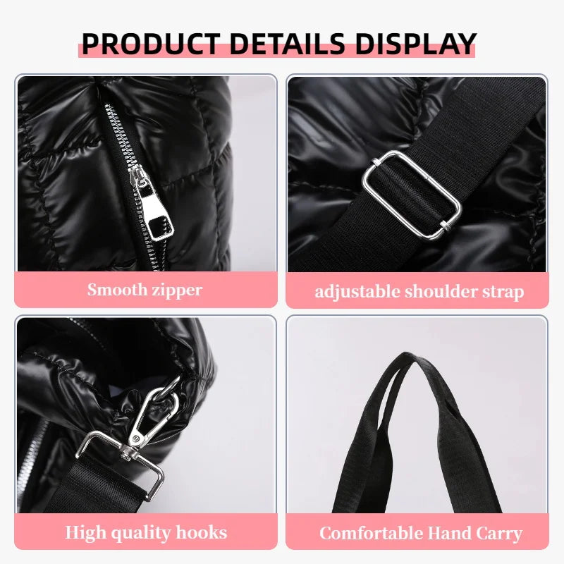 Quilted Travel Tote Bag
