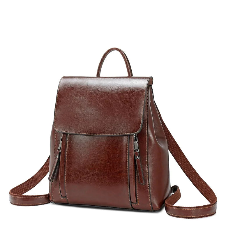 Genuine Leather Backpack Bag