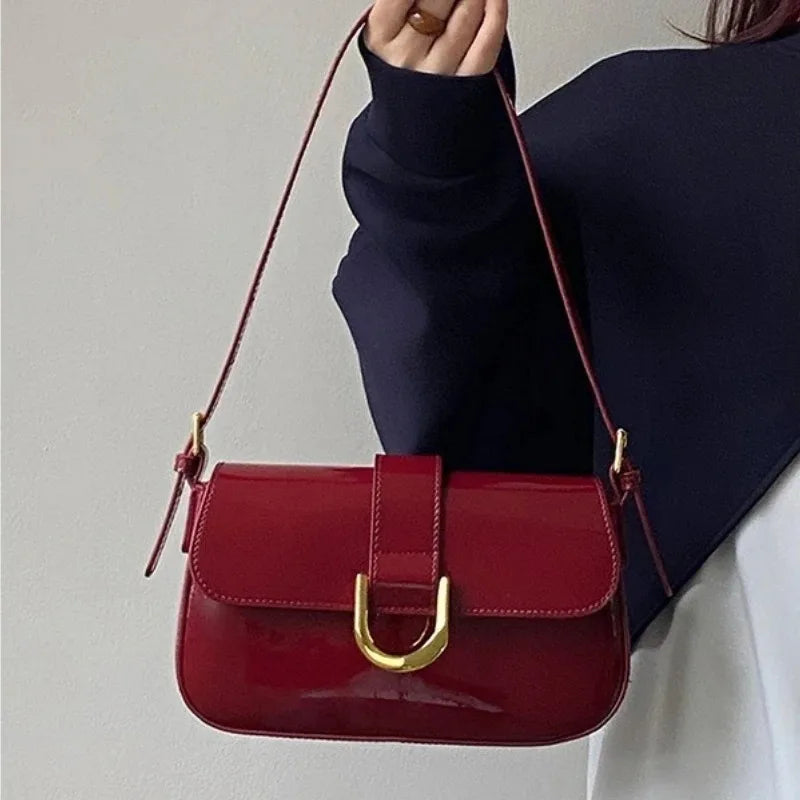 Horseshoe Buckle Crossbody Bag