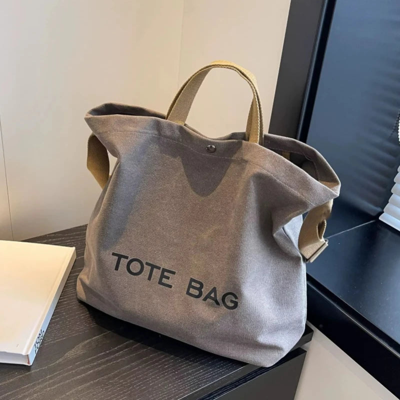 Retro Canvas Tote Bag