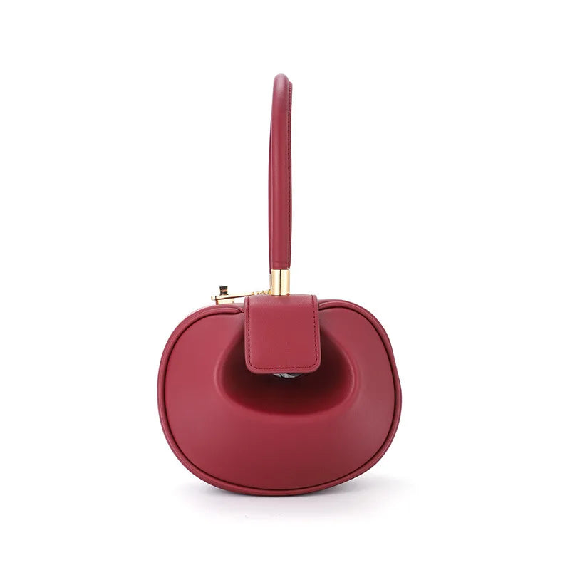Round Bowling Shoulder Bag