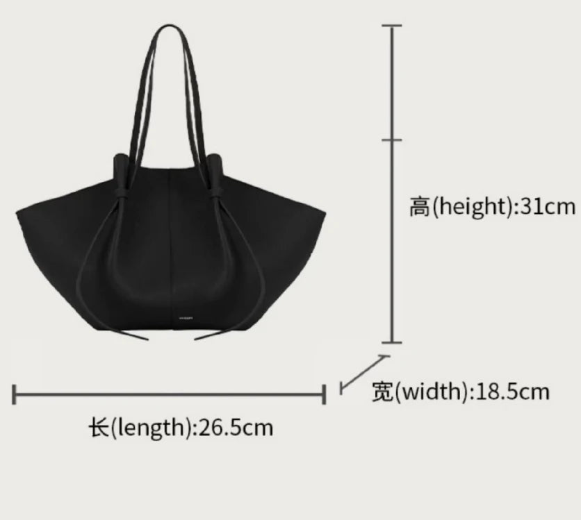 Genuine Leather Mochi Tote
