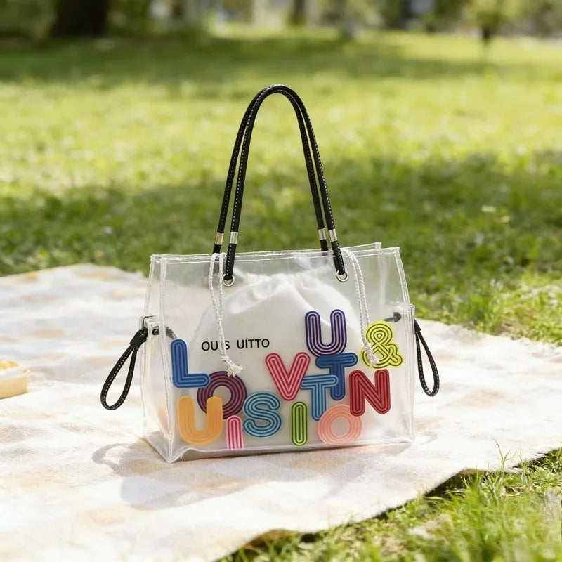 Transparent Jelly Tote Bag