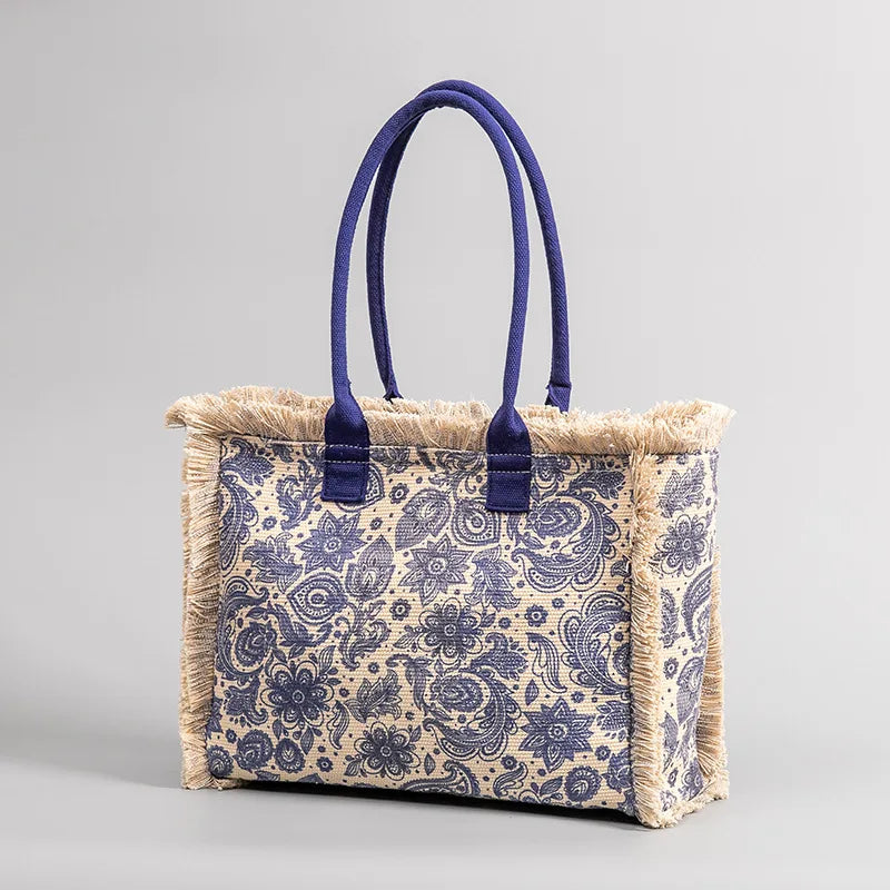 Bohemian Canvas Tote Bag